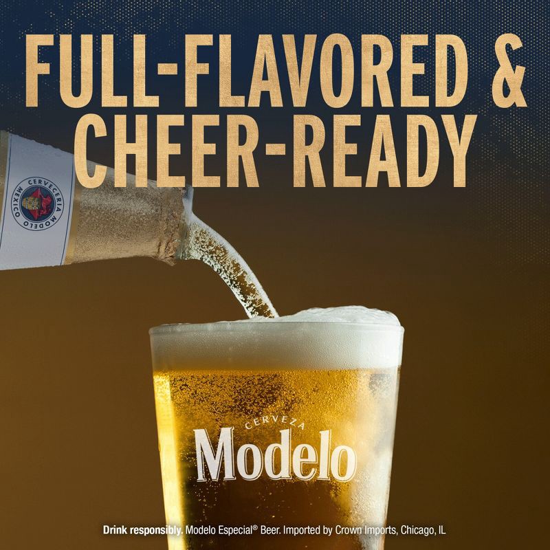slide 2 of 8, Modelo Especial Lager Beer - 6pk/12 fl oz Bottles, 6 ct; 12 fl oz