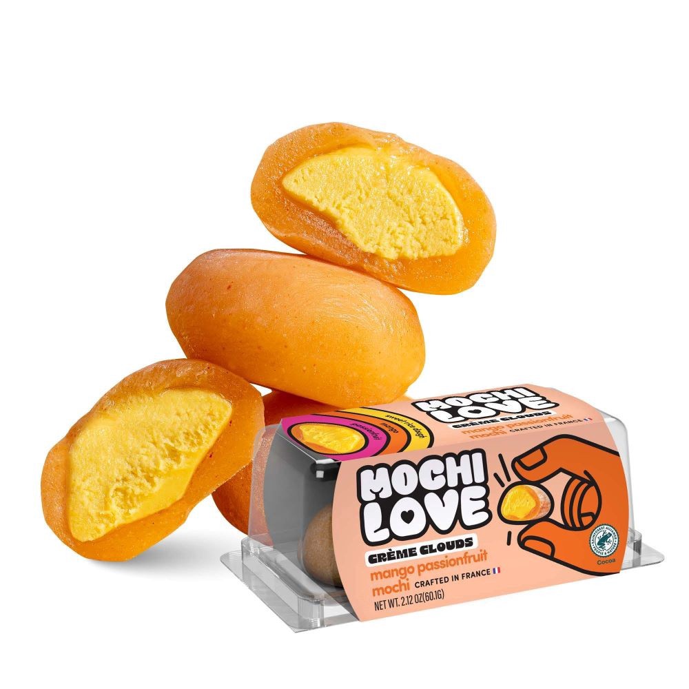 slide 1 of 1, Mochi Love Mango Passionfruit Mochi, 2 oz