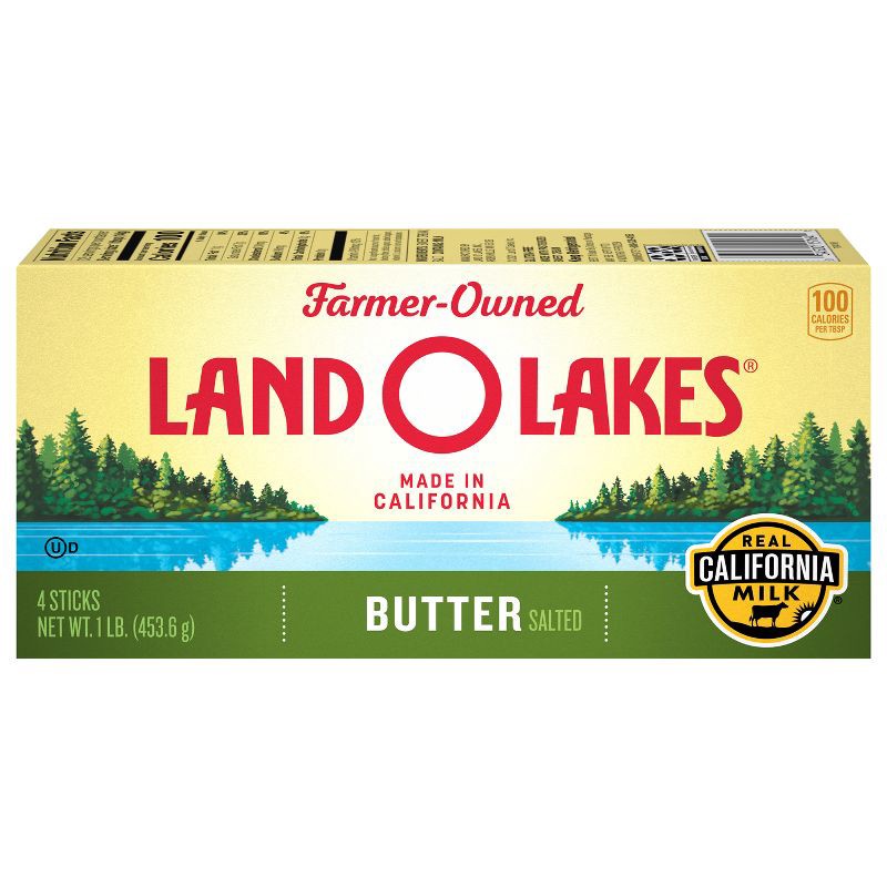 slide 1 of 4, Land O'Lakes Land O Lakes Salted Butter - 1lb, 1 lb