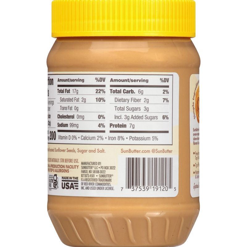 slide 2 of 9, SunButter Natural Creamy Sunflower Butter - 16oz, 16 oz