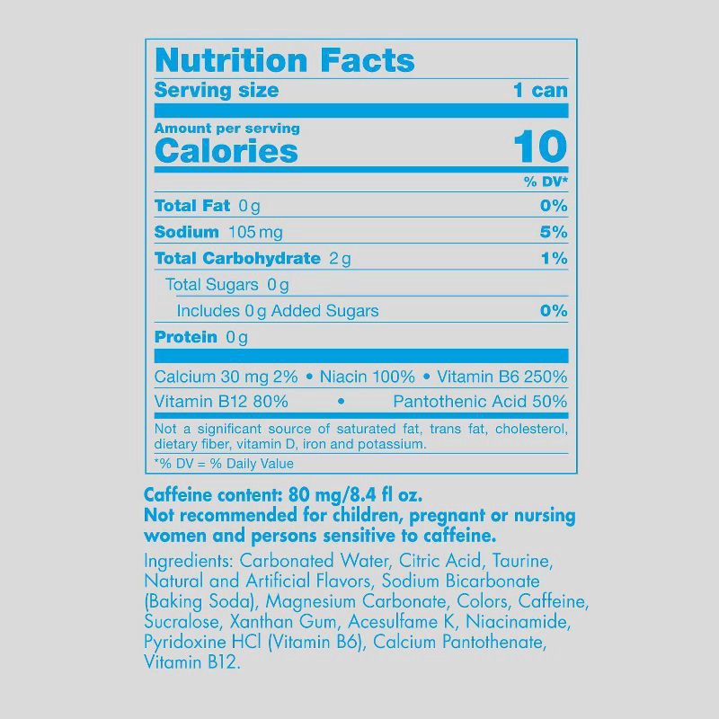 slide 9 of 10, Red Bull Sugar Free Energy Drink - 8.4 fl oz Can, 8.4 fl oz