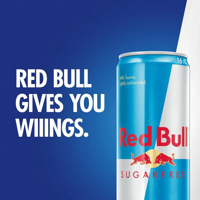 slide 4 of 9, Red Bull Sugar Free Energy Drink - 16 fl oz Can, 16 fl oz