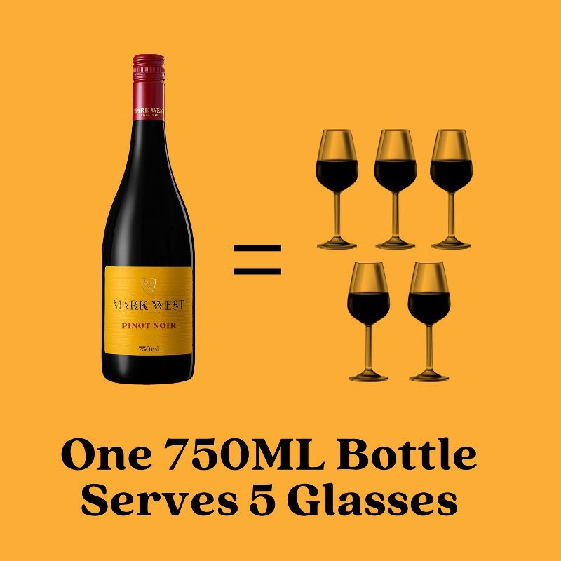 slide 5 of 9, Mark West Pinot Noir Red Wine - 750ml Bottle, 750 ml