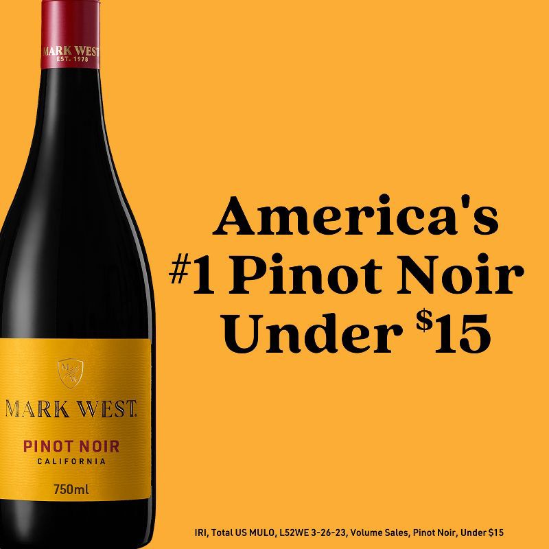 slide 9 of 9, Mark West Pinot Noir Red Wine - 750ml Bottle, 750 ml