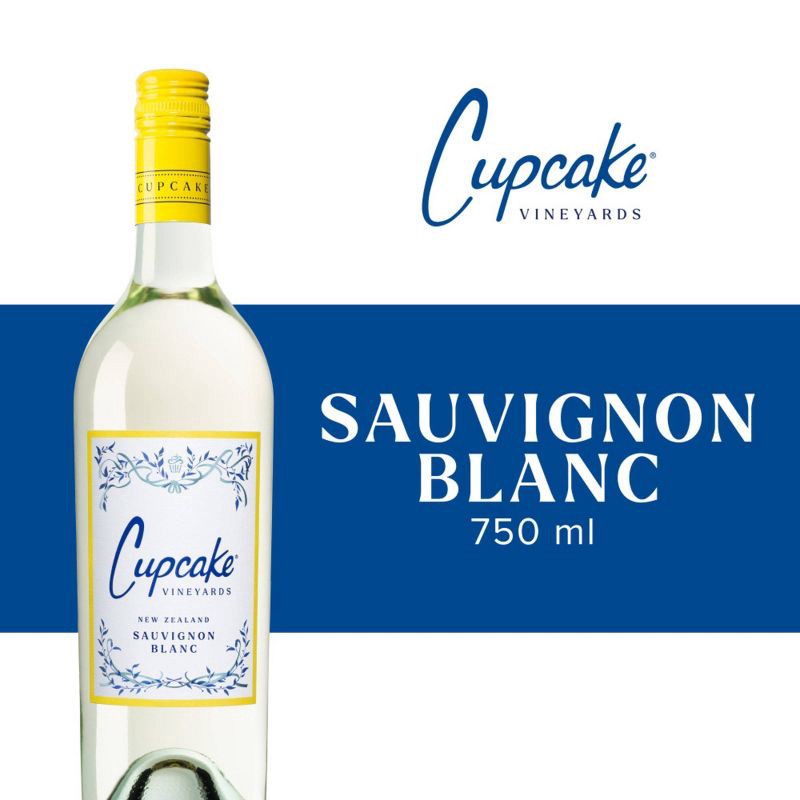 slide 3 of 7, Cupcake Vineyards Cupcake Sauvignon Blanc White Wine - 750ml Bottle, 750 ml