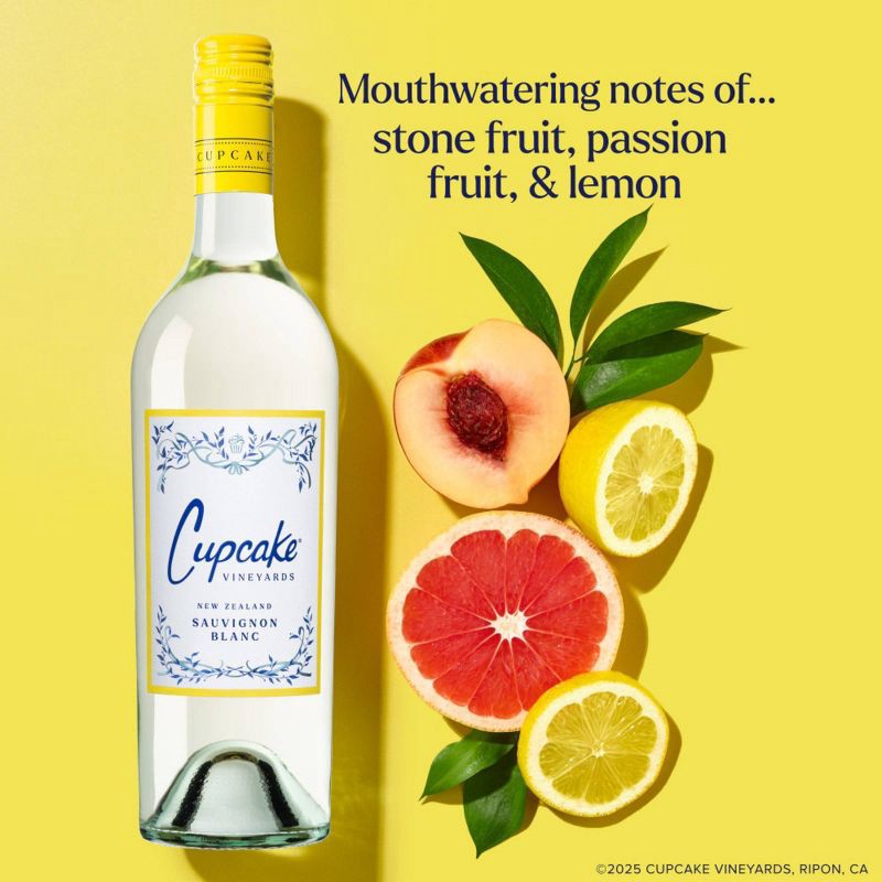 slide 4 of 7, Cupcake Vineyards Cupcake Sauvignon Blanc White Wine - 750ml Bottle, 750 ml