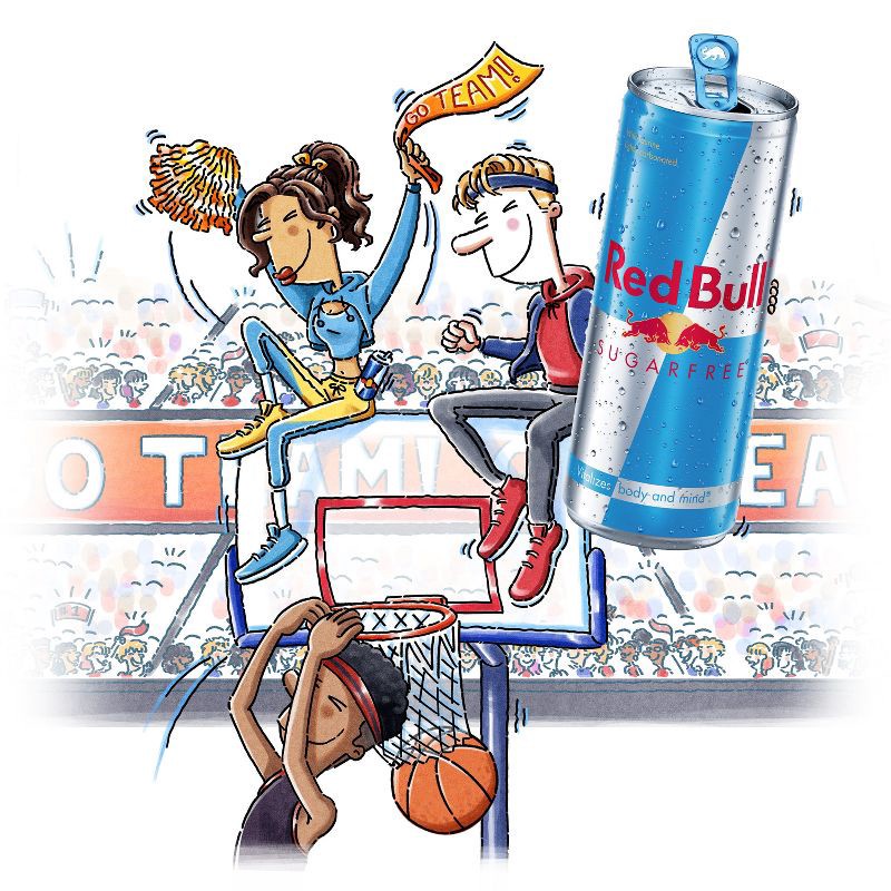 slide 2 of 10, Red Bull Sugar Free Energy Drink - 12pk/8.4 fl oz Cans, 12 ct; 8.4 fl oz