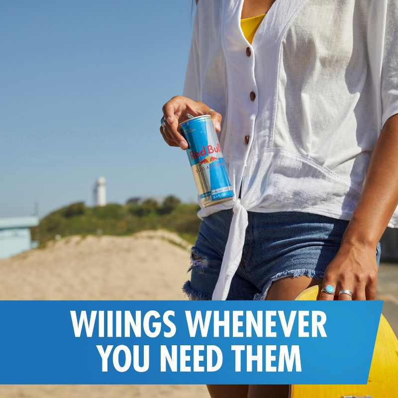 slide 2 of 9, Red Bull Sugar Free Energy Drink - 4pk/12 fl oz Cans, 4 ct; 12 fl oz