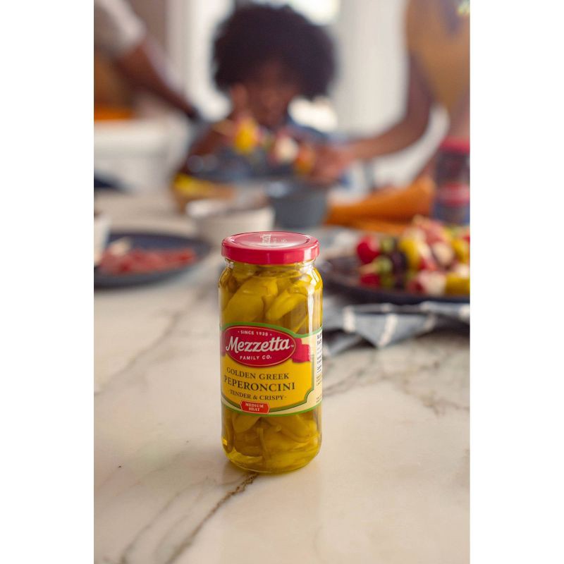 slide 6 of 7, Mezzetta Golden Greek Pepperoncini Medium Heat - 16oz, 16 oz