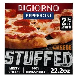 DiGiorno Pepperoni Frozen Pizza with Cheese Stuffed Crust - 22.2oz