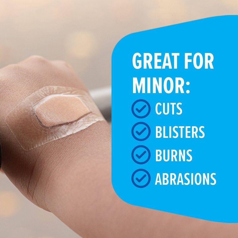 slide 8 of 18, Nexcare Waterproof Bandages Knee and Elbow, Clear, 2 3/8 in x 3 1/2 in, 8 ct., 8 ct