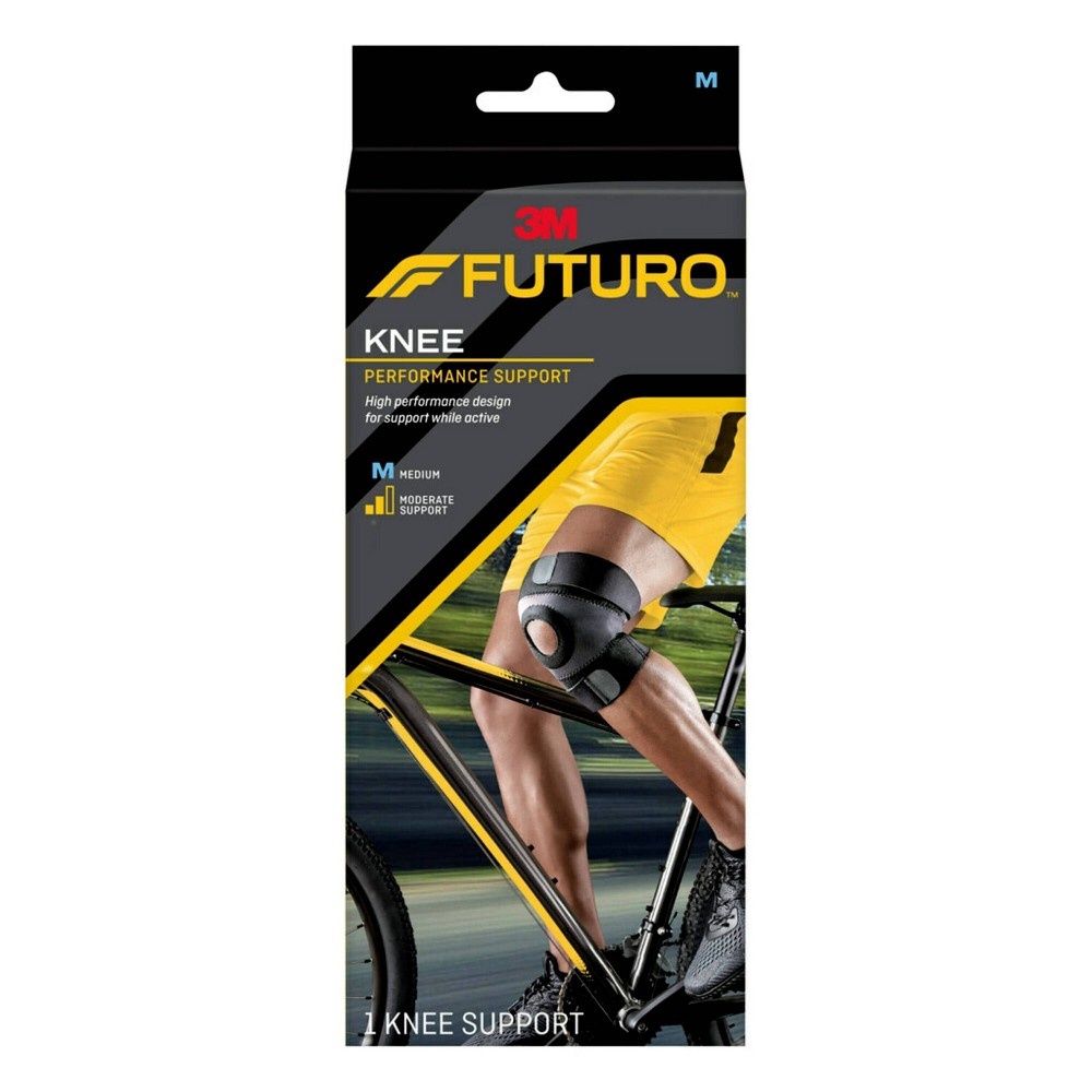 slide 5 of 11, FUTURO Performance Knee Support, Medium, 1 ct