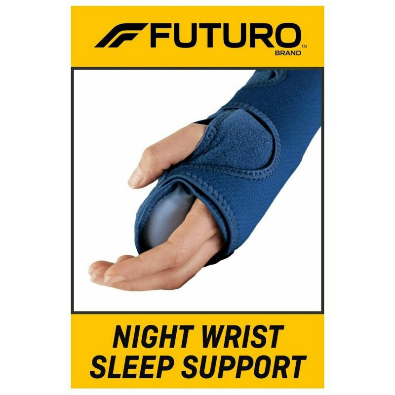 slide 2 of 9, FUTURO Night Wrist Support, Adjustable Sleeping Wrist Brace - 1pk, 1 ct