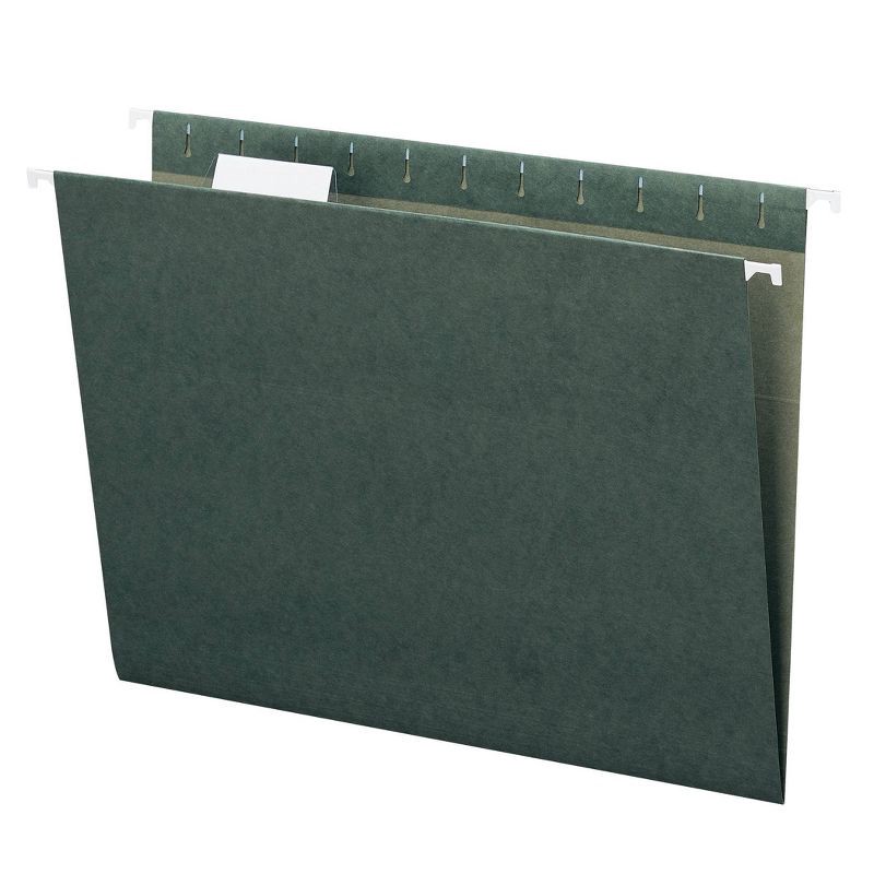 slide 4 of 6, 20ct Hanging File Folders Letter Size Green - up&up™: Paperboard Core, File Organizer, 100 Sheet Capacity, 20 Pack, 20 ct, 100 sheets, 20 ct