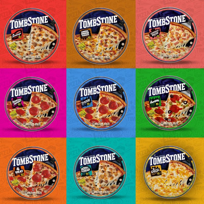 slide 3 of 9, Tombstone Original Frozen Pepperoni Pizza - 18.5oz, 18.5 oz