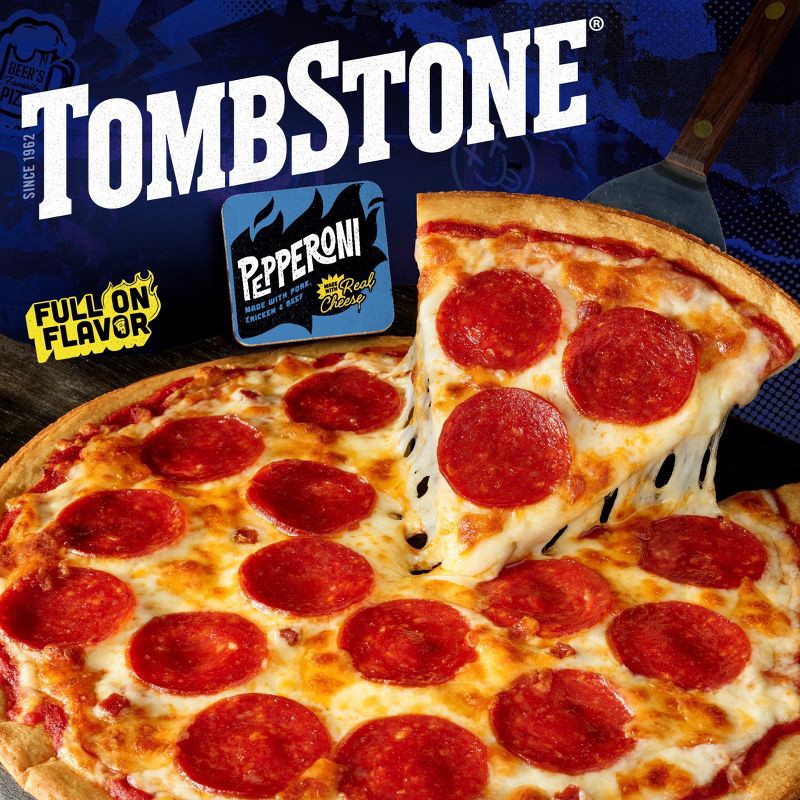 slide 5 of 12, Tombstone Original Frozen Pepperoni Pizza - 18.5oz, 18.5 oz