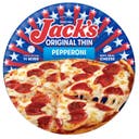 Jack's Original Thin Crust Pepperoni Frozen Pizza - 14.3oz: High Protein, No Artificial Preservatives