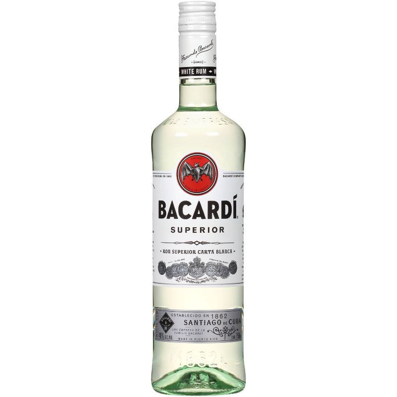 slide 1 of 8, Bacardi Superior Gluten Free White Rum - 750ml Bottle, 750 ml
