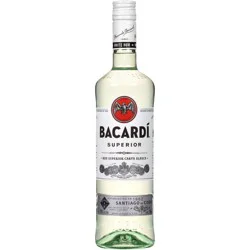 Bacardi Superior Gluten Free White Rum - 750ml Bottle