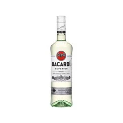 Bacardi Superior Gluten Free White Rum - 750ml Bottle