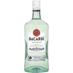 Bacardi Superior Light Puerto Rican Rum - 1.75L Bottle