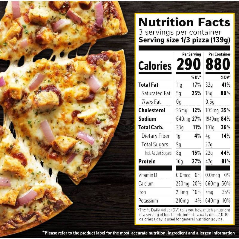 slide 4 of 7, California Pizza Kitchen Thin Crust BBQ Recipe Chicken Frozen Pizza - 14.7oz, 14.7 oz