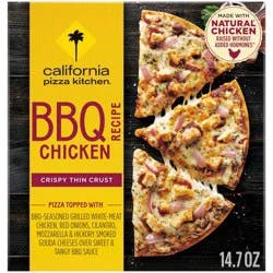 California Pizza Kitchen Thin Crust BBQ Recipe Chicken Frozen Pizza - 14.7oz