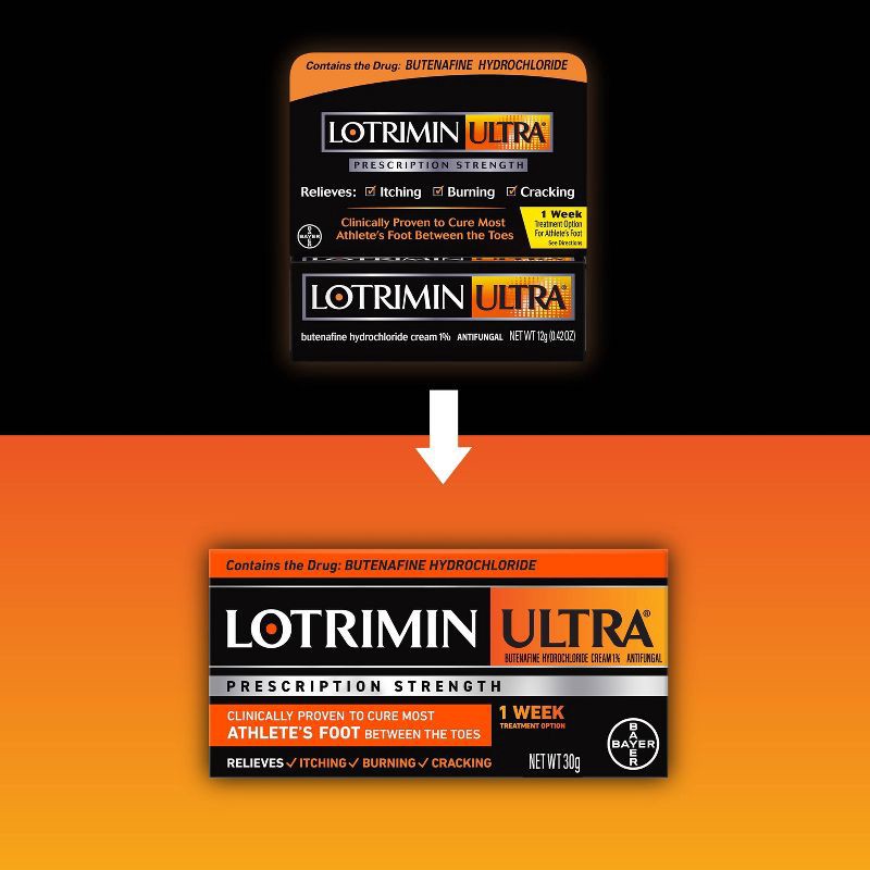 slide 3 of 10, Lotrimin Ultra Antifungal Cream Athlete's Foot Treatment - 1.1oz, 1.1 oz