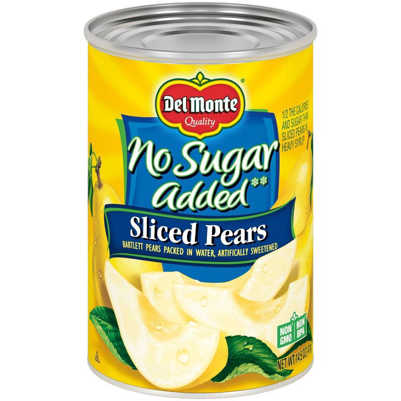 slide 1 of 4, Del Monte Sliced Pears - 14.5oz, 14.5 oz