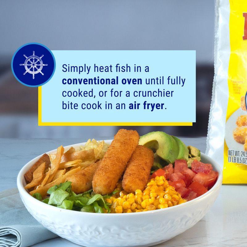 slide 4 of 9, Gorton's Breaded Minced Fish Sticks - Frozen - 24.5oz/44ct, 24.5 oz, 44 ct
