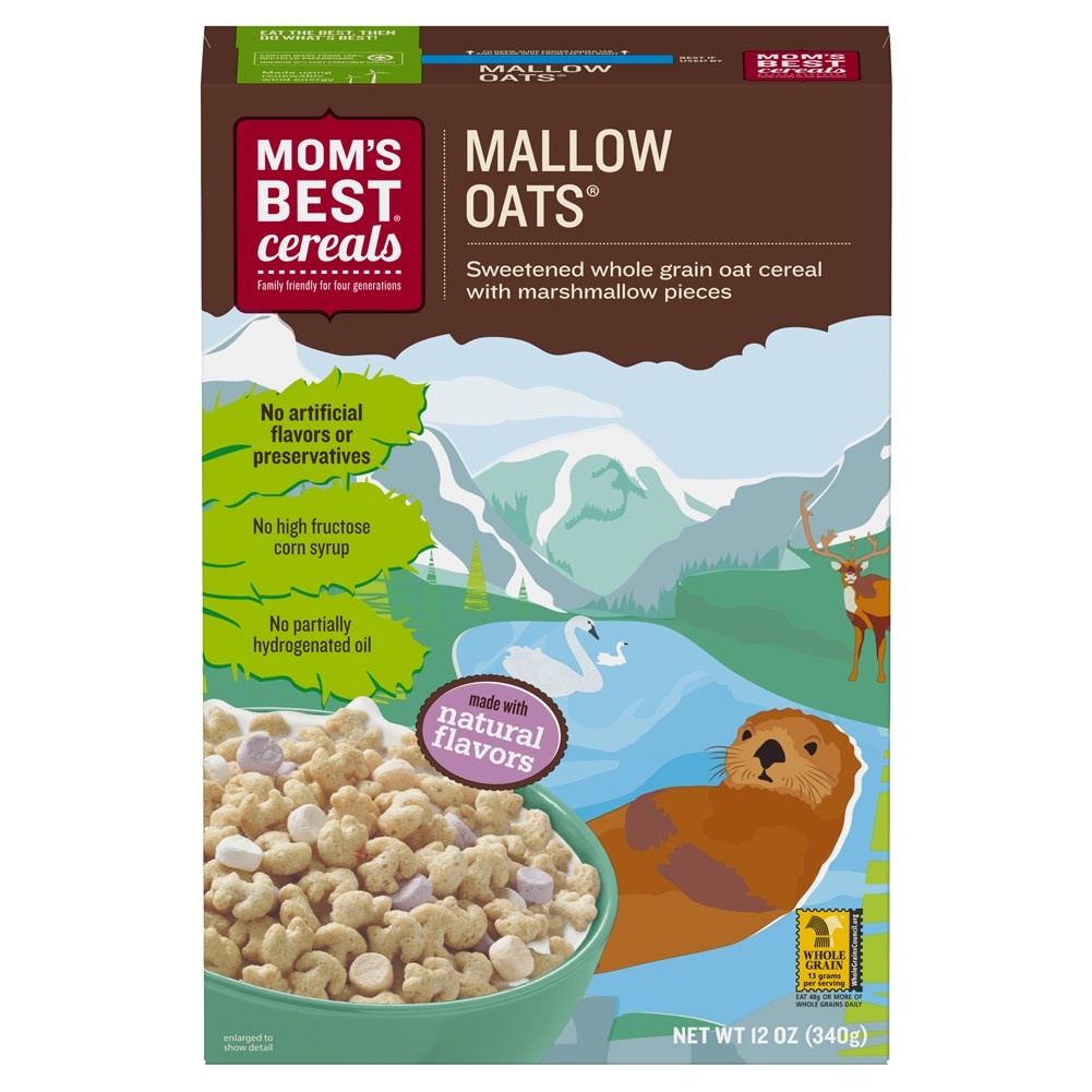slide 1 of 1, Malt-O-Meal Mom's Best Naturals Mallow Oats Breakfast Cereal - 12oz, 12 oz