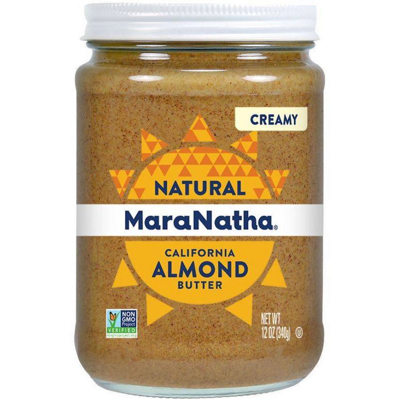 slide 1 of 3, MaraNatha All Natural No Stir Creamy Almond Butter - 12oz, 12 oz