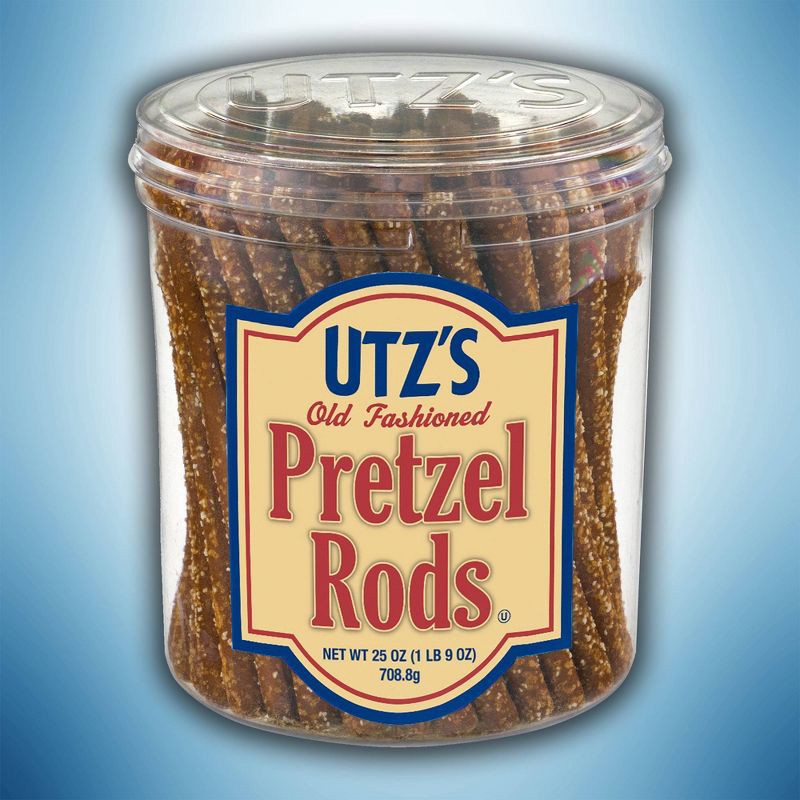 slide 3 of 4, Utz Old Fashioned Pretzel Rods Barrel - 27oz, 27 oz