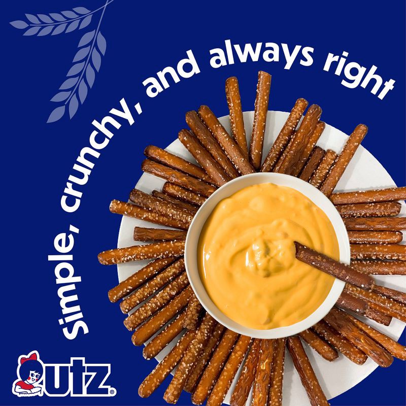 slide 5 of 5, Utz Old Fashioned Pretzel Rods Barrel - 25oz, 25 oz