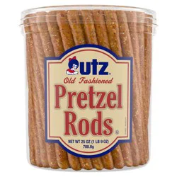 Utz Old Fashioned Pretzel Rods Barrel - 25oz