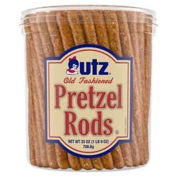 Utz Old Fashioned Pretzel Rods Barrel - 25oz