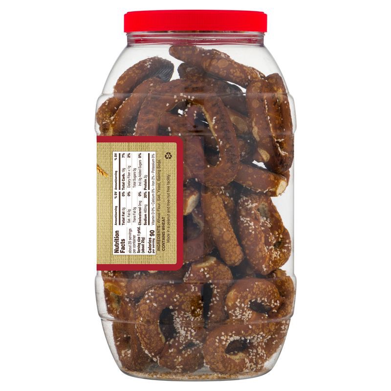 slide 2 of 7, Utz Old Fashioned Sourdough Hard Pretzels Barrel - 26oz, 28 oz