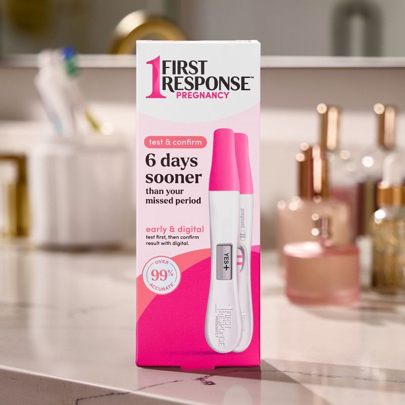 slide 2 of 10, First Response Test & Confirm Pregnancy Test - 2ct, 2 ct