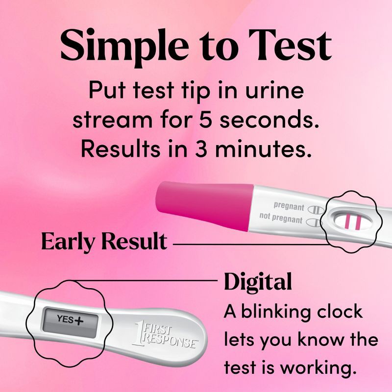 slide 5 of 10, First Response Test & Confirm Pregnancy Test - 2ct, 2 ct