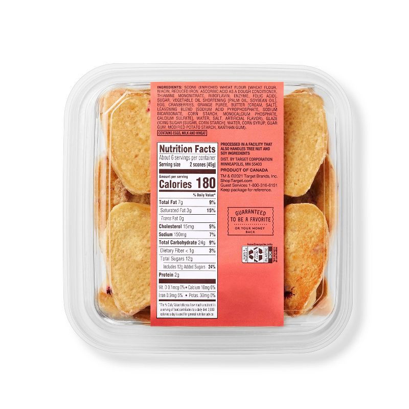 slide 2 of 4, Mini Orange Cranberry Scones - 10.25oz - Favorite Day™, 10.25 oz