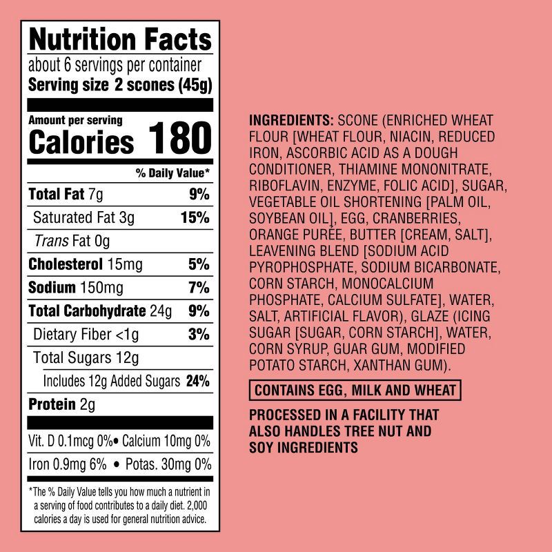 slide 4 of 4, Mini Orange Cranberry Scones - 10.25oz - Favorite Day™, 10.25 oz