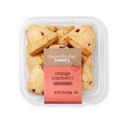 Mini Orange Cranberry Scones - 10.25oz - Favorite Day™
