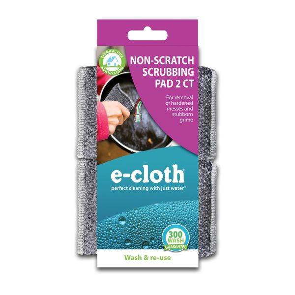 slide 1 of 1, E-Cloth Non-Scratch Scrubbing Pad, 2 ct