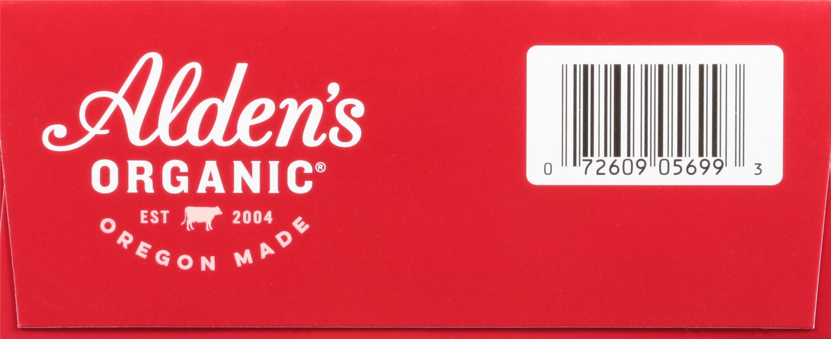 slide 5 of 9, Alden's Organic Strawberry Cream Frozen Dessert 4 Bars 3 fl oz Packed, Unspecified 4 ea, 4 ct