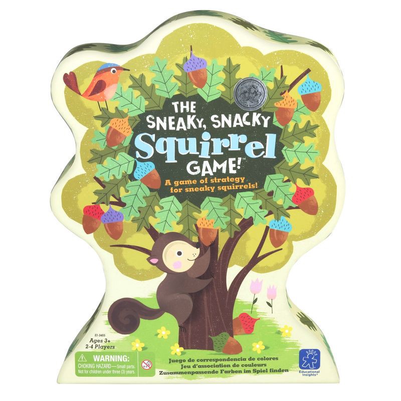 slide 1 of 7, Educational Insights The Sneaky, Snacky Squirrel Game!, 1 ct