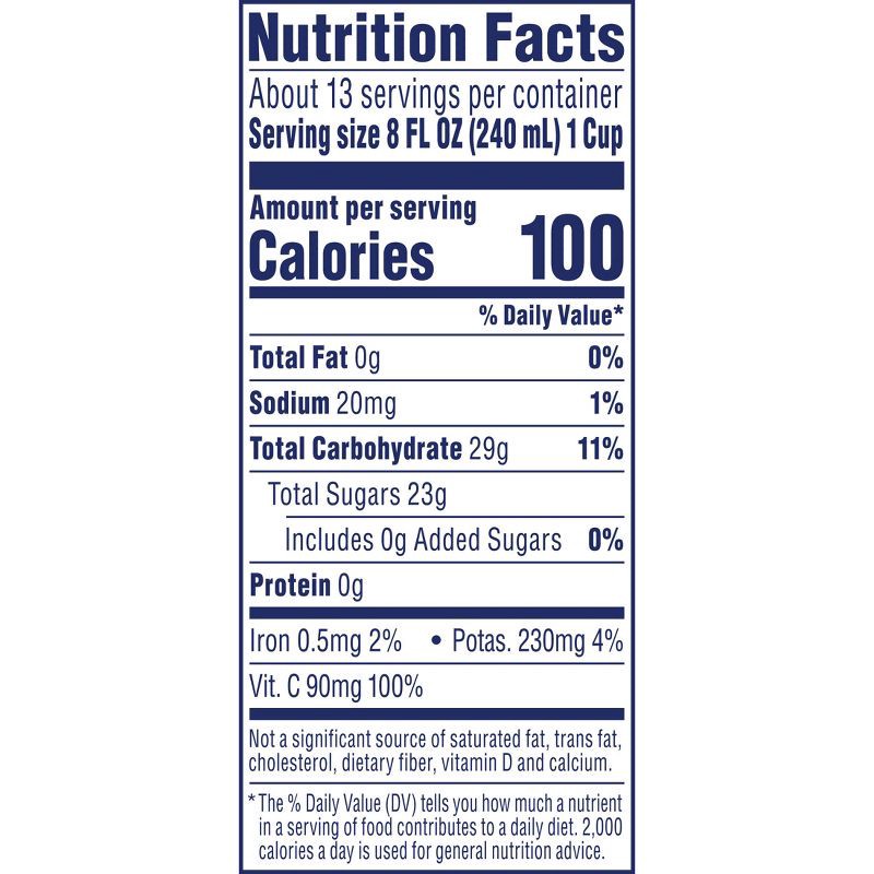 slide 10 of 10, Ocean Spray 100% Juice Blend Cranberry - 101.4 floz Bottle, 1 ct
