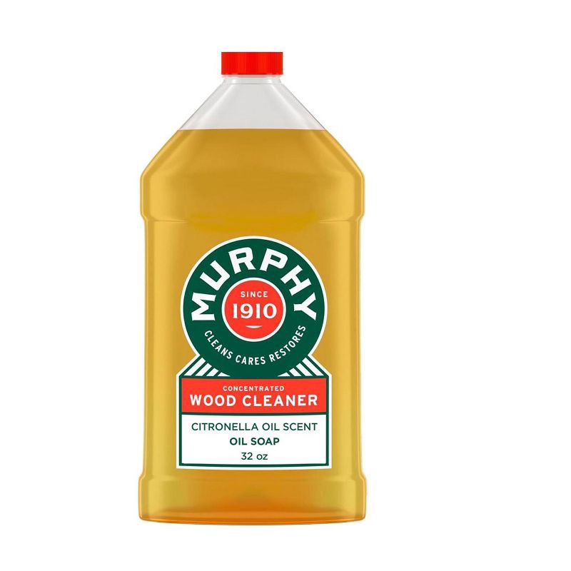 slide 1 of 16, Murphy Original Oil Soap Wood Cleaner for Floors and Furniture - 32 fl oz: Ammonia-Free, Bleach-Free, Phosphate-Free, Fresh Scent, 32 fl oz