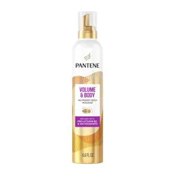 Pantene Pro-V Volume and Body Anti Frizz Hair Mousse - 6.6oz