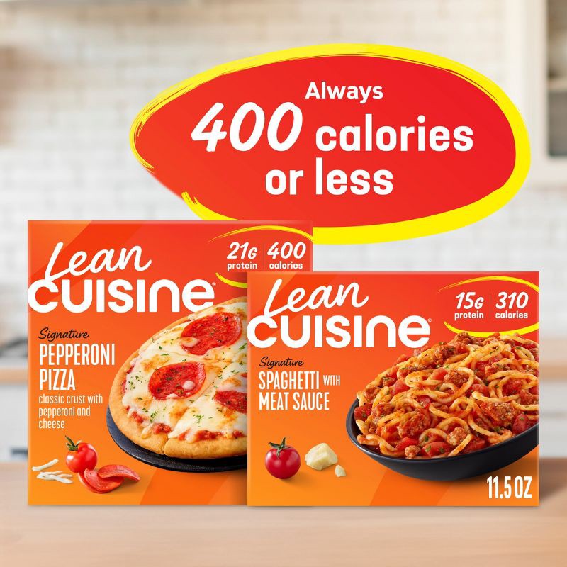 slide 5 of 7, Lean Cuisine Protein Kick Spaghetti with Meat Sauce Frozen Meal - 11.5oz, 11.5 oz