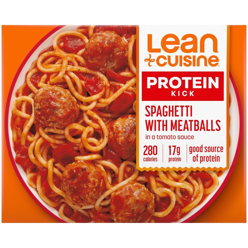 slide 1 of 11, Lean Cuisine Protein Kick Spaghetti And Meatballs Frozen Meal - 9.5oz, 9.5 oz